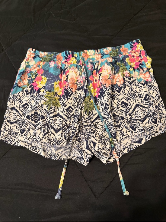 BeBop Pants - Bebop Floral Pattern Drawstring Women's Shorts